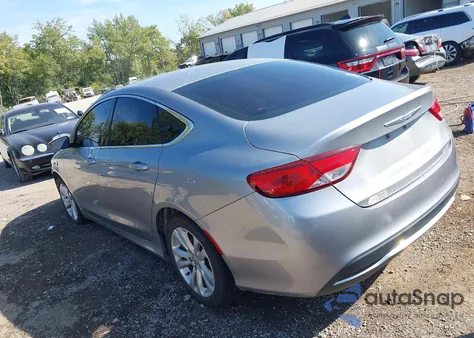 2015 Chrysler 200 Limited from USA, damaged, VIN 1C3CCCAB5FN593375